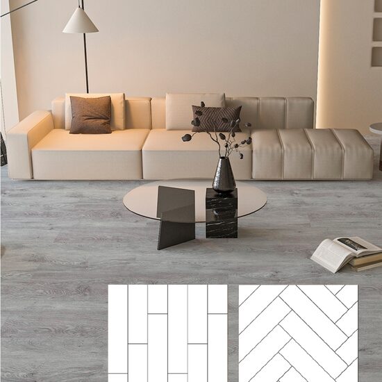 LVT Limvinyl Nova Grey / 2 mm / klass 33 / 152,4 × 914,4 mm (~148 SEK/m²)